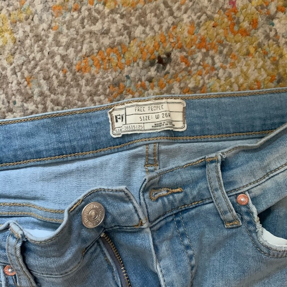 Free People high waisted skinny jeans - Picture 2 of 2